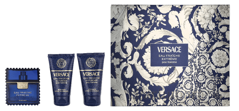 Versace Eau Fraiche Extreme Geschenkset Eau de Parfum 50ml/Bath & Shower Gel 50ml/Aftershave Balm 50ml 150 ml