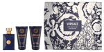 Versace Dylan Blue Pour Homme Geschenkset Eau de Toilette 50ml/Bath & Shower Gel 50ml/Aftershave Balm 50ml 150 ml