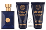 Versace Dylan Blue Pour Homme Geschenkset Eau de Toilette 50ml/Bath & Shower Gel 50ml/Aftershave Balm 50ml 150 ml