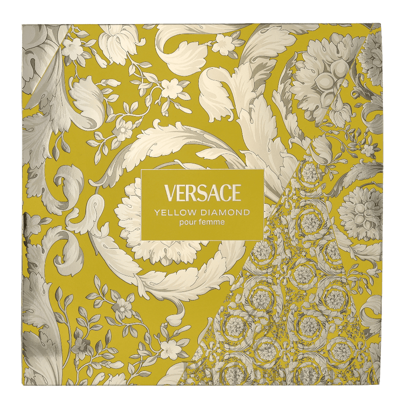Versace Yellow Diamond Geschenkset Eau de Toilette 90ml/Bath & Shower Gel 100ml/Body Lotion 100ml/Make - Up Case 290 ml