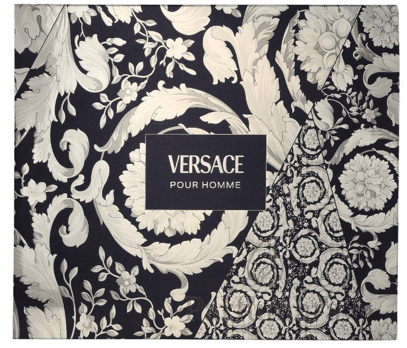 Versace Pour Homme Geschenkset Eau de Toilette 50ml/Aftershave Balm 50ml/Hair & Body Shampoo 50ml 150 ml