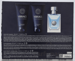 Versace Pour Homme Geschenkset Eau de Toilette 50ml/Aftershave Balm 50ml/Hair & Body Shampoo 50ml 150 ml