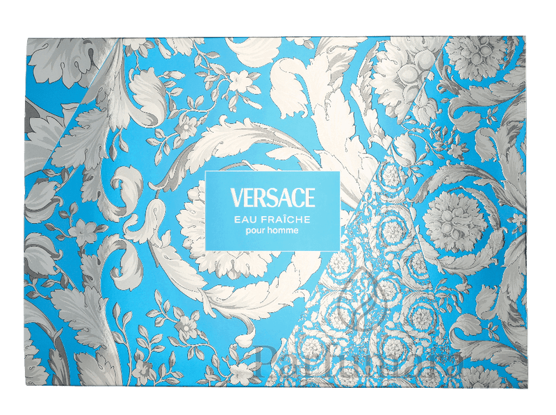 Versace Eau Fraiche Geschenkset Eau de Toilette 100ml/Eau de Toilette 10ml/Black Trousse 110 ml