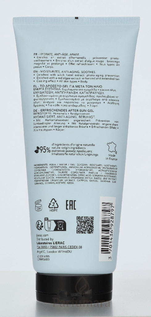 Lierac Sunissime The Fresh After Sun Gel 200 ml