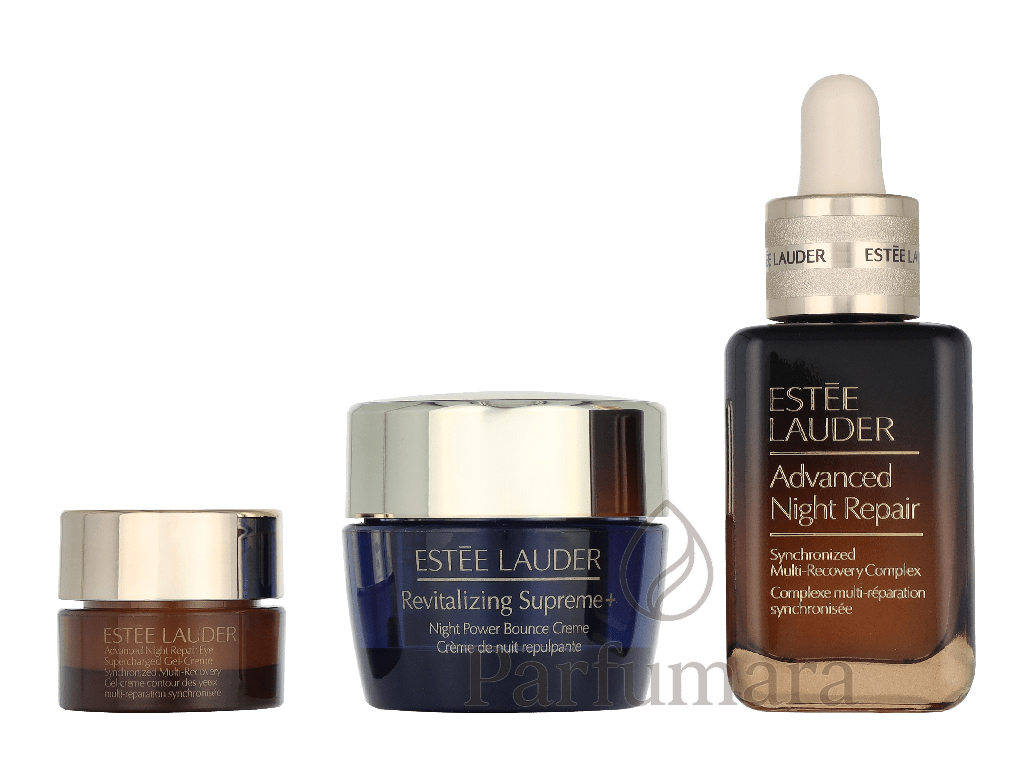 E.Lauder Nighttime Experts Set Advanced Night Repair Complex 30ml/Advanced Night Repair Eye Gel - Cream 5ml/Supreme+ Night Power Bounce Cream 15ml 50 ml
