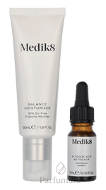 Medik8 Balance Moisturiser & Glycolic Acid Activator Balance Moisturise 50ml/Glycolic Acid Activator 10ml 60 ml