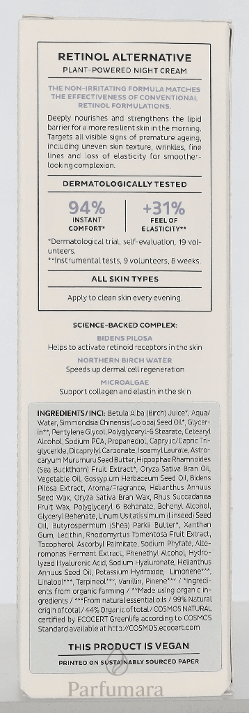 Madara Retinol Alternative Plant - Powered Night Cream 50 ml