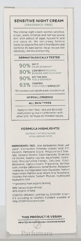Madara Sos+ Sensitive Night Cream 70 ml