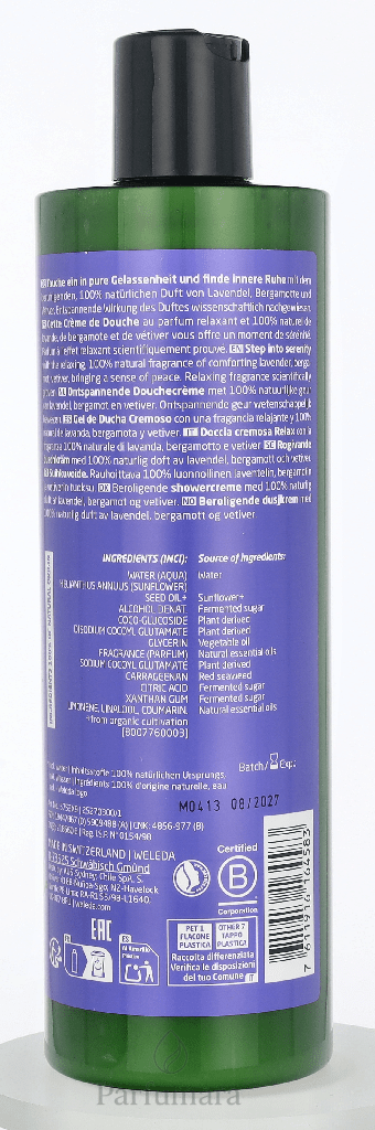 Weleda Relax soothing Lavender Shower Cream 400 ml