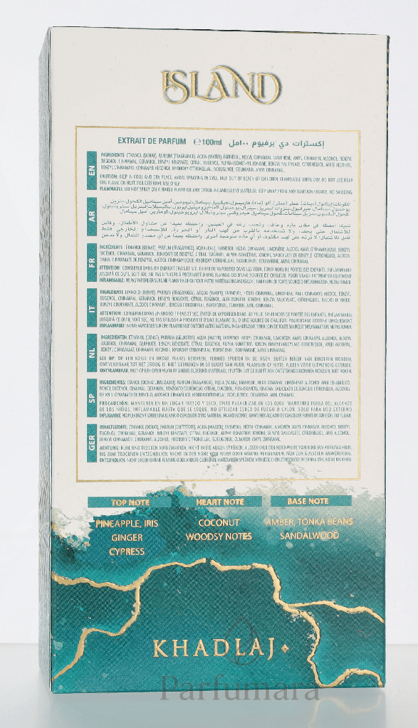 Khadlaj Island Extrait De Parfum 100 ml