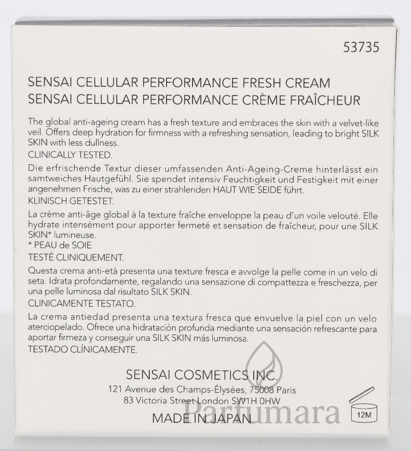 Sensai CP Fresh Cream 40 ml
