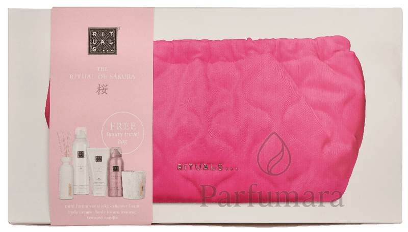Rituals Sakura Set Scented Candle 140gr/Foaming Shower Gel 200ml/Body Cream 150ml/Body Lotion Mousse 150ml/Mini Fragrance Sticks 70ml 710 ml
