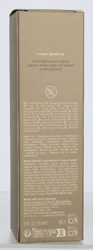 Rituals Sweet Jasmine Kitchen Hand Balm 175 ml