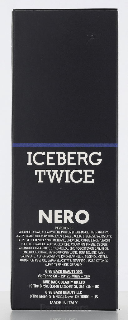 Iceberg Twice Nero For Him Eau de Toilette 125 ml