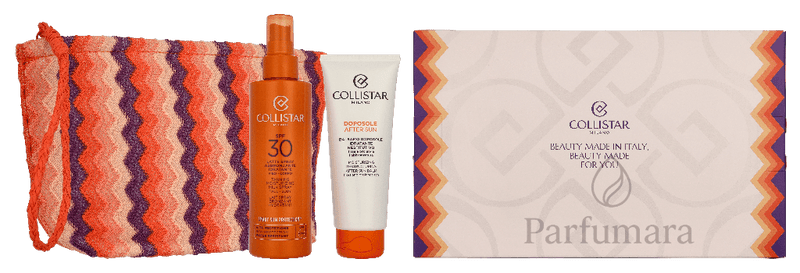 Collistar Sun Geschenkset Tanning Spray Milk Spf30 200ml/After - Sun Balm 100ml/Pouch 300 ml