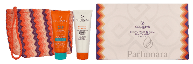 Collistar Sun Geschenkset Sunscreen Active Protection Spf50+ 100ml/Aftersun Conditioner 100ml/Pouch 200 ml