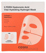 Cosrx 5 PDRN Hyaluronic Acid Vital Hydrating Hydrogel Mask 3 x 34 g 102 g