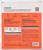 Cosrx 5 PDRN Hyaluronic Acid Vital Hydrating Hydrogel Mask 3 x 34 g 102 g