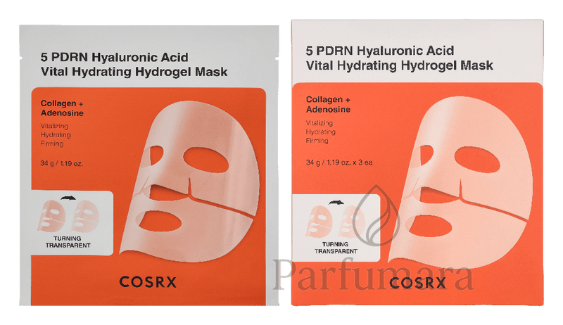 Cosrx 5 PDRN Hyaluronic Acid Vital Hydrating Hydrogel Mask 3 x 34 g 102 g