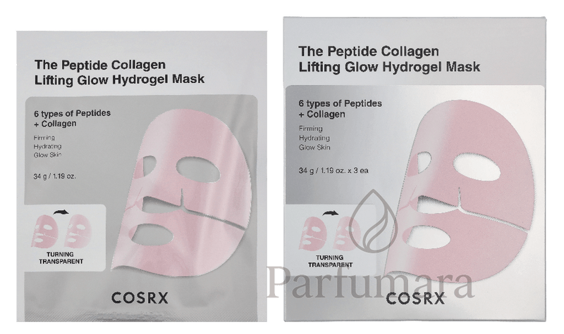 Cosrx The Peptide Collagen Lifting Glow Hydrogel Mask 3 x 34g 102 g