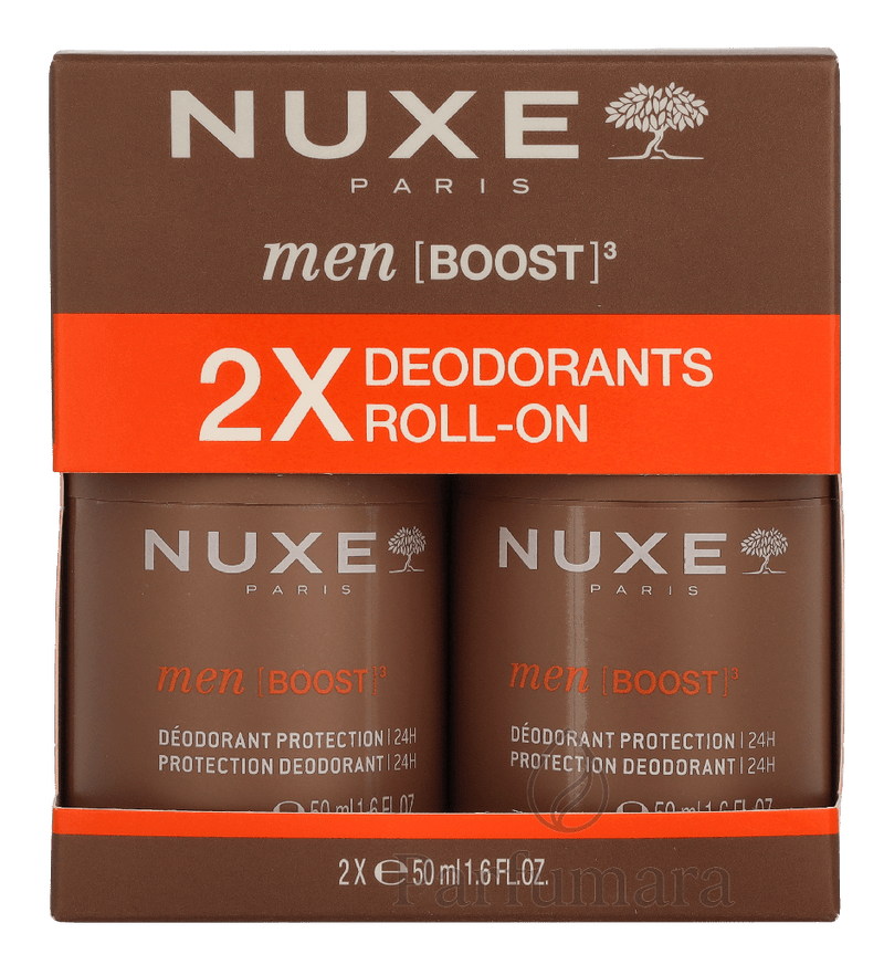Nuxe Men Boost 24h Protection Deo Roll-on Duo Set 2x 50ml 100 ml