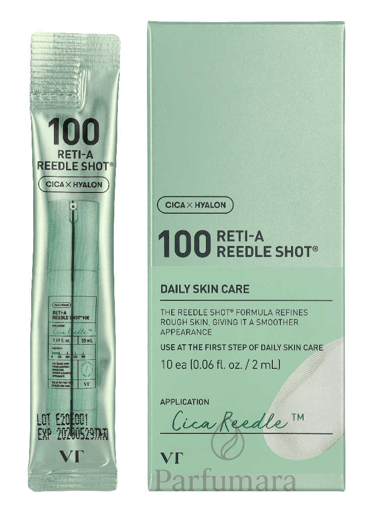 VT Cosmetics 100 Cica Reti - A Reedle Shot 2ml x 10 pieces 20 ml