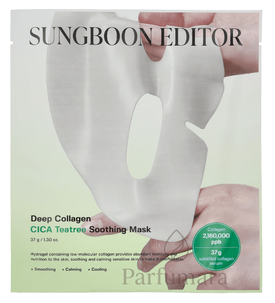 Sungboon Editor Deep Collagen Cica Teatree Soothing Mask 37g x 4 pieces 148 g