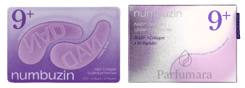 Numbuzin No.9 NAD Collagen Under Eye Patches 5 Pair Patches 8 g