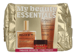 Nuxe My Beauty Essentials Set Huile Prodigieuse Or 50ml/Nuxe Prodigieux Precious Scented Shower Gel 100ml/Reve De Miel Lip Balm 15gr/Pouch 165 ml
