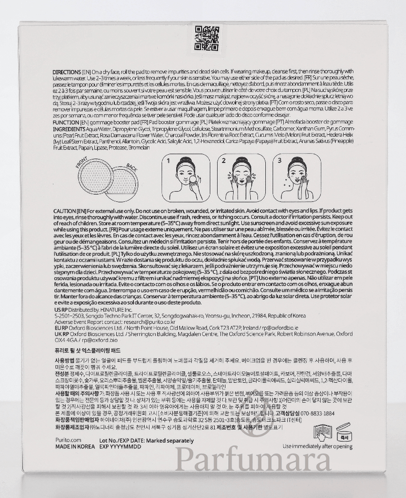 Purito Seoul Peel Shot Exfoliating Pad 8 Pieces 8 Stück