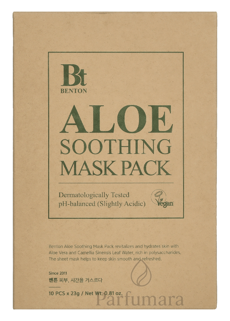 Benton Aloe Soothing Mask Pack 10 Pieces 10 Stück