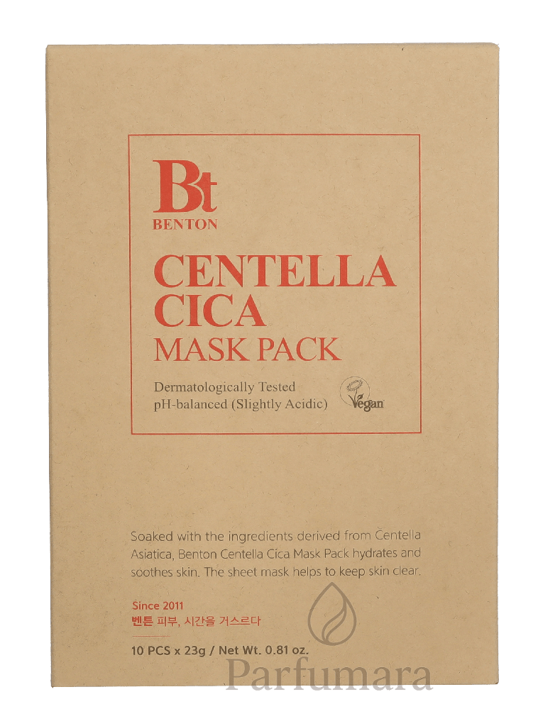 Benton Centella Cica Mask Pack 10 Pieces 10 Stück