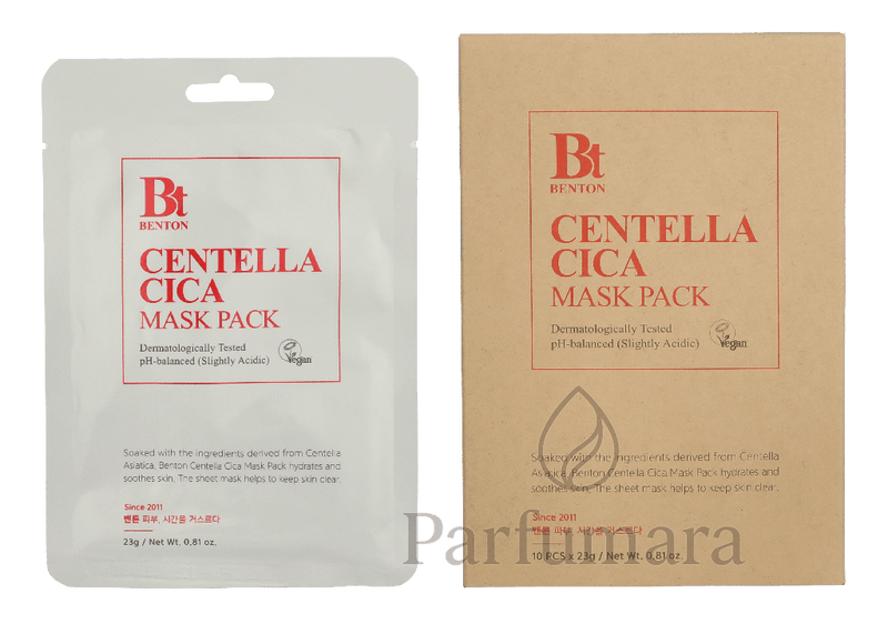 Benton Centella Cica Mask Pack 10 Pieces 10 Stück