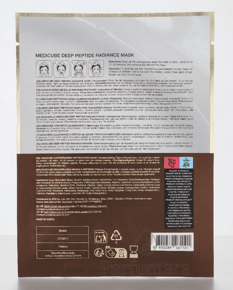Medicube Deep Peptide Radiance Mask 27 ml