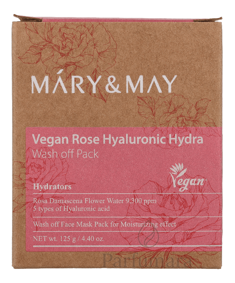 Mary & May Rose Hyaluronic Hydra Wash Off Pack 125 g