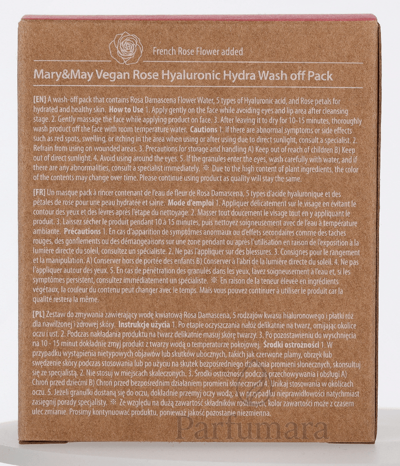 Mary & May Rose Hyaluronic Hydra Wash Off Pack 125 g