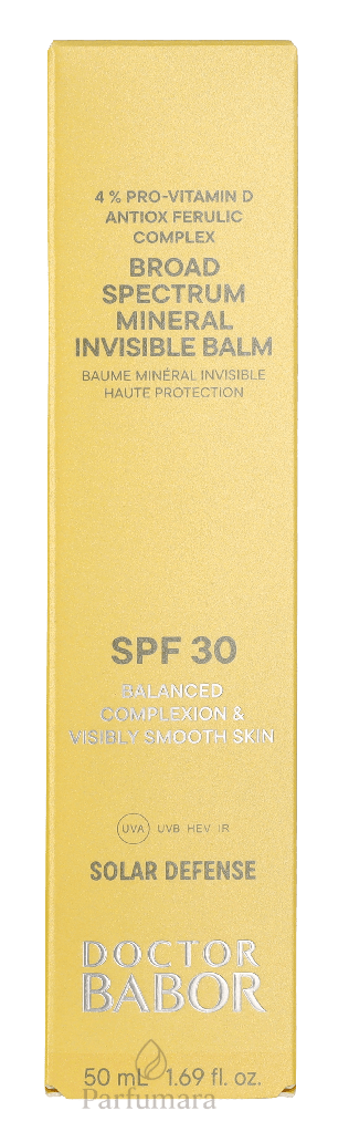 Babor Doctor Broad Spectrum Mineral Invisible Balm SPF 30 50 ml