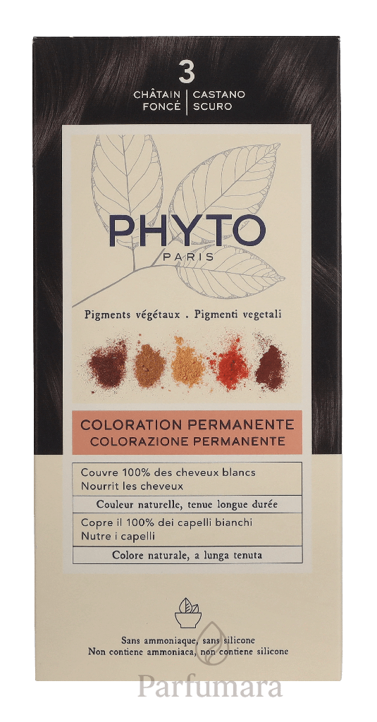 Phyto Phytocolor Permanent Color 03 Dark Brown 110 ml