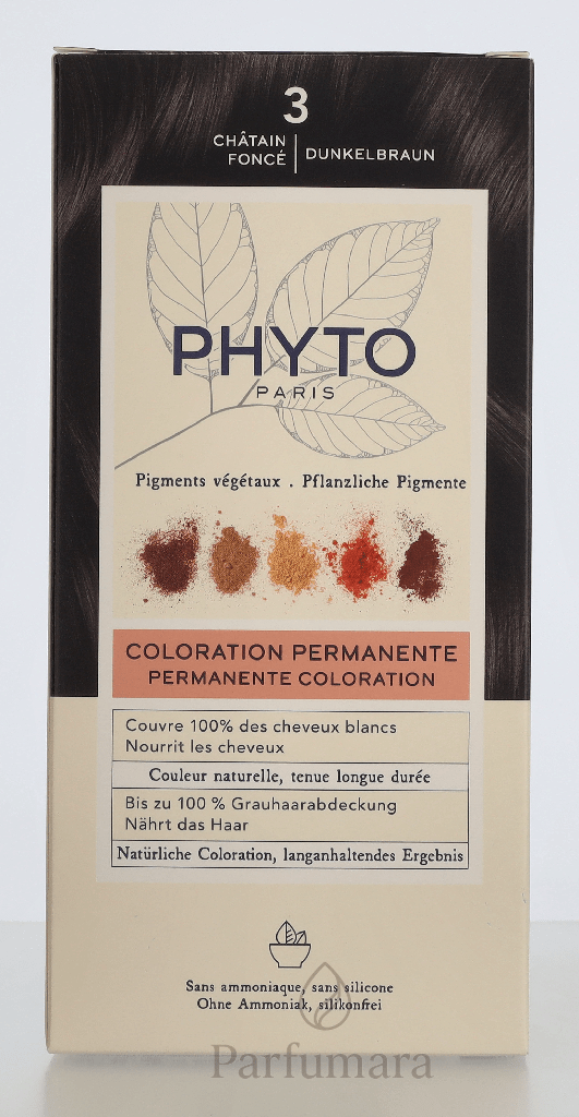 Phyto Phytocolor Permanent Color 03 Dark Brown 110 ml