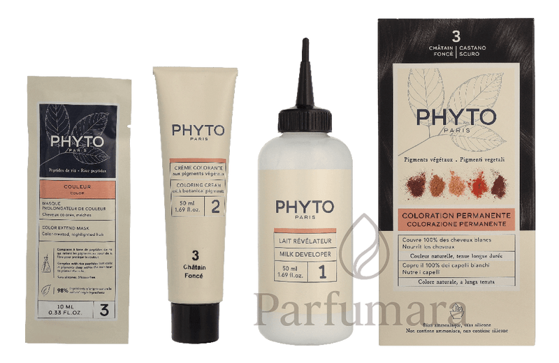 Phyto Phytocolor Permanent Color 03 Dark Brown 110 ml