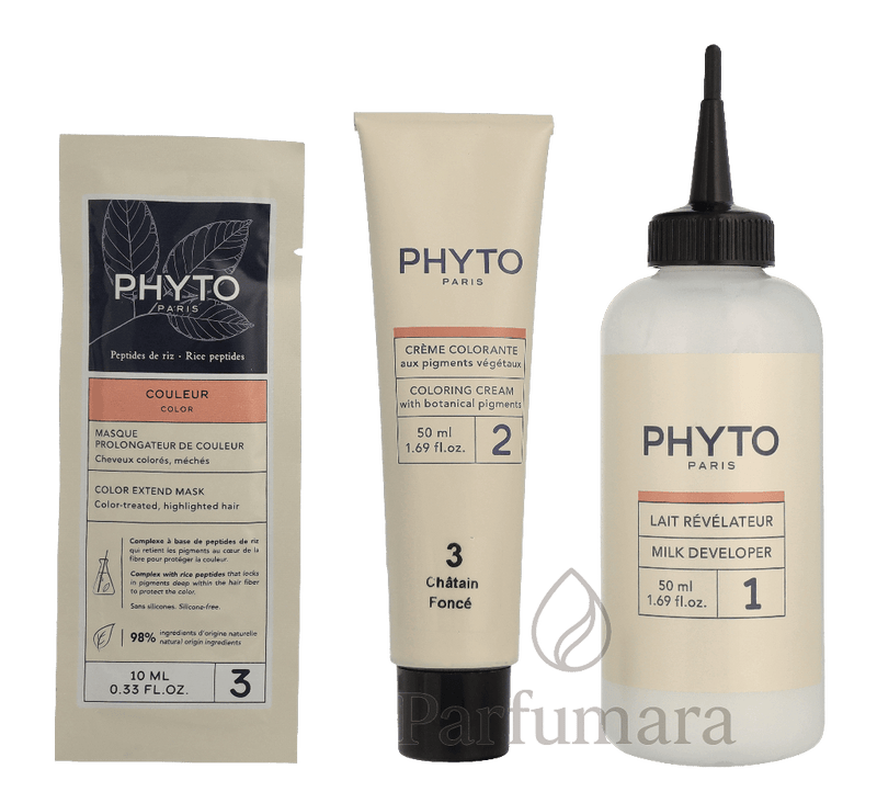 Phyto Phytocolor Permanent Color 03 Dark Brown 110 ml
