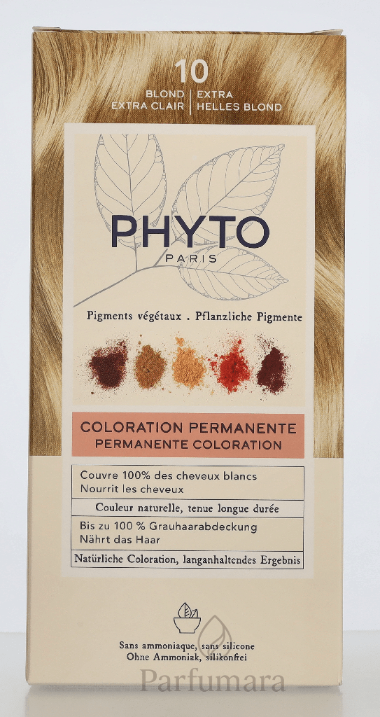 Phyto Phytocolor Permanent Color 10 Extra Fair Blond 110 ml