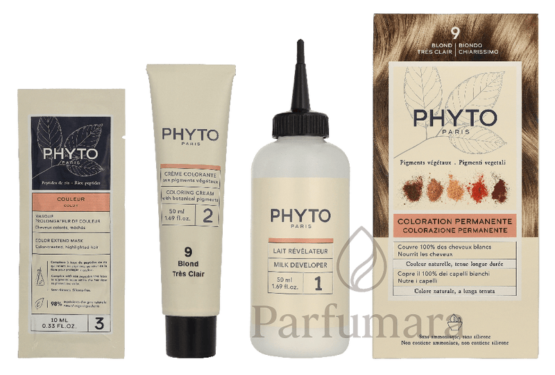 Phyto Phytocolor Permanent Color 09 Very Light Blond 110 ml
