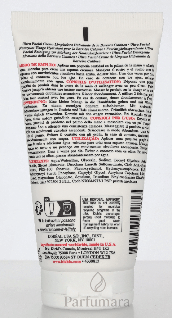 Kiehl's Ultra Facial Barrier-Hydrating Cleanser 150 ml