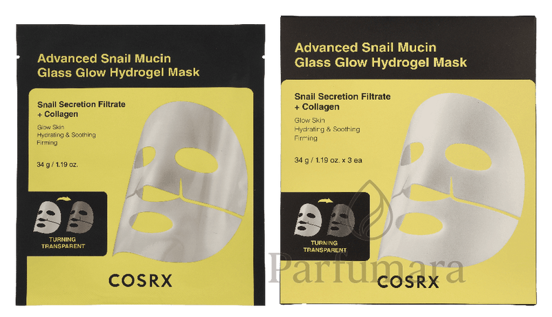 Cosrx Advanced Snail Mucin Glass Glow Hydrogel Mask 34 g