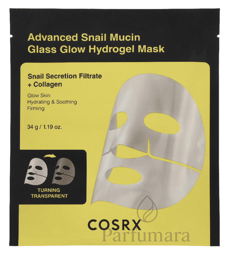 Cosrx Advanced Snail Mucin Glass Glow Hydrogel Mask 34 g