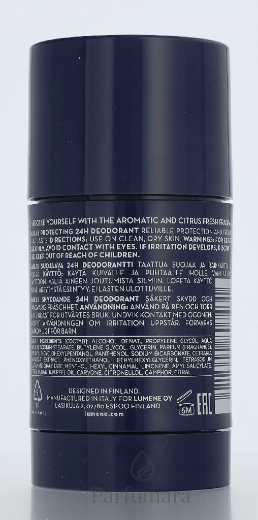 Lumene Raikas [Refresh] Protecting 24H Deodorant Stick 60 g