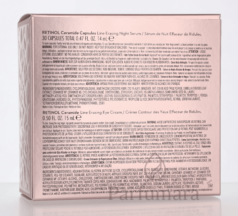 Elizabeth Arden Retinol Face Eye Travel Set Night Serum 30 Capules 14ml/Eye Cream 15ml 29 ml