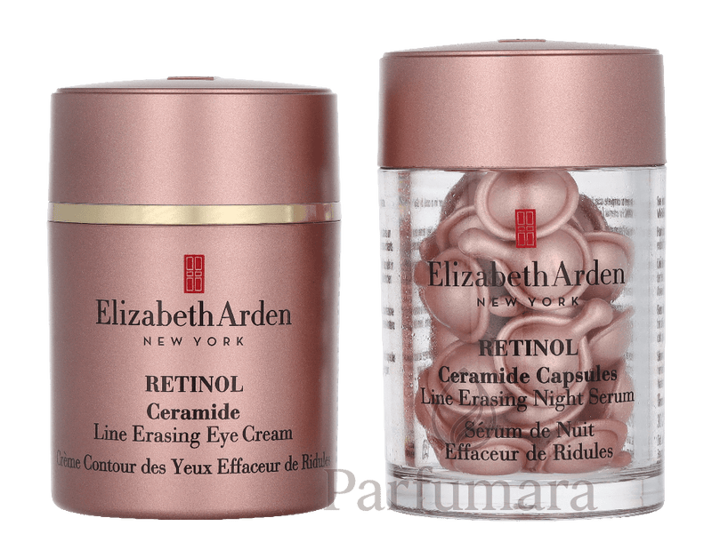 Elizabeth Arden Retinol Face Eye Travel Set Night Serum 30 Capules 14ml/Eye Cream 15ml 29 ml