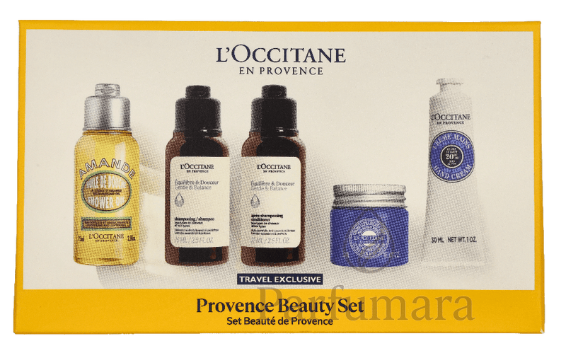 L'Occitane Provence Beauty Set Shampoo 75 ml/Conditioner 75ml/Oil 75ml/B.Cream 50ml/H.Cream 30ml 305 ml